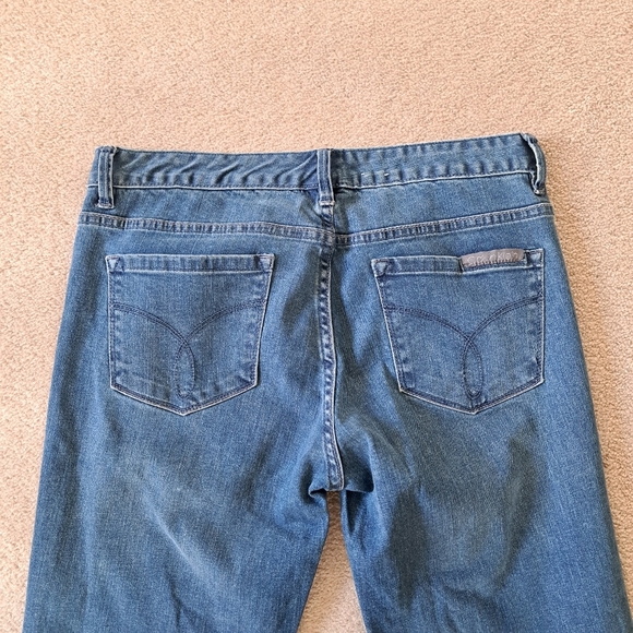 Calvin Klein Jeans Size 29 Blue Straight Leg Denim - Picture 10 of 14